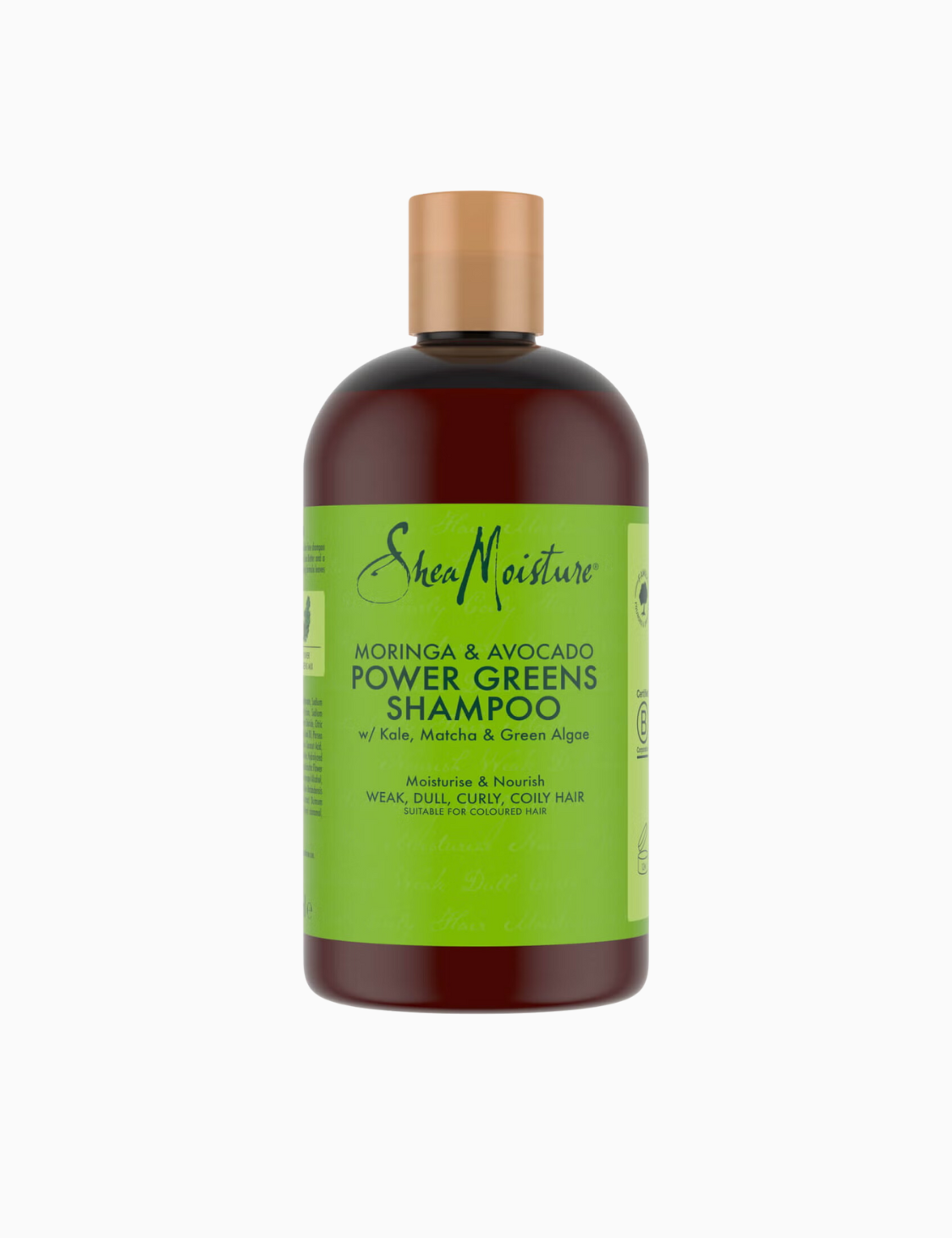 Champú de moringa y aguacate de Shea Moisture 384 ml