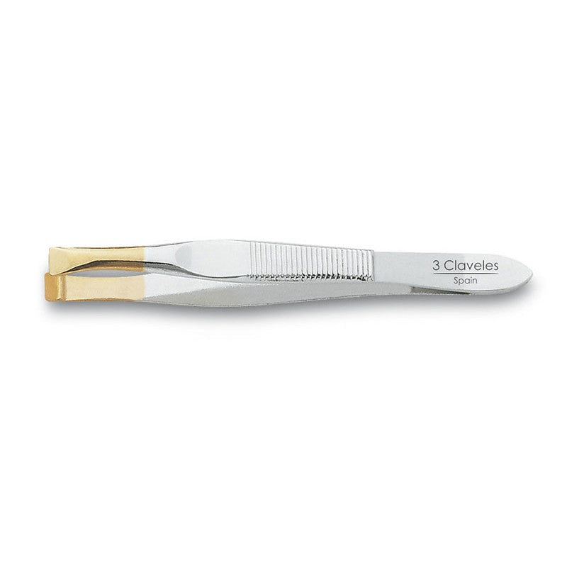 Pinza Ancha P.Oro 8 Cm. D 3C